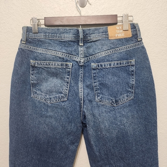 We The Free Maggie Mid Rise Straight Leg Jeans Size 28 - Picture 6 of 10